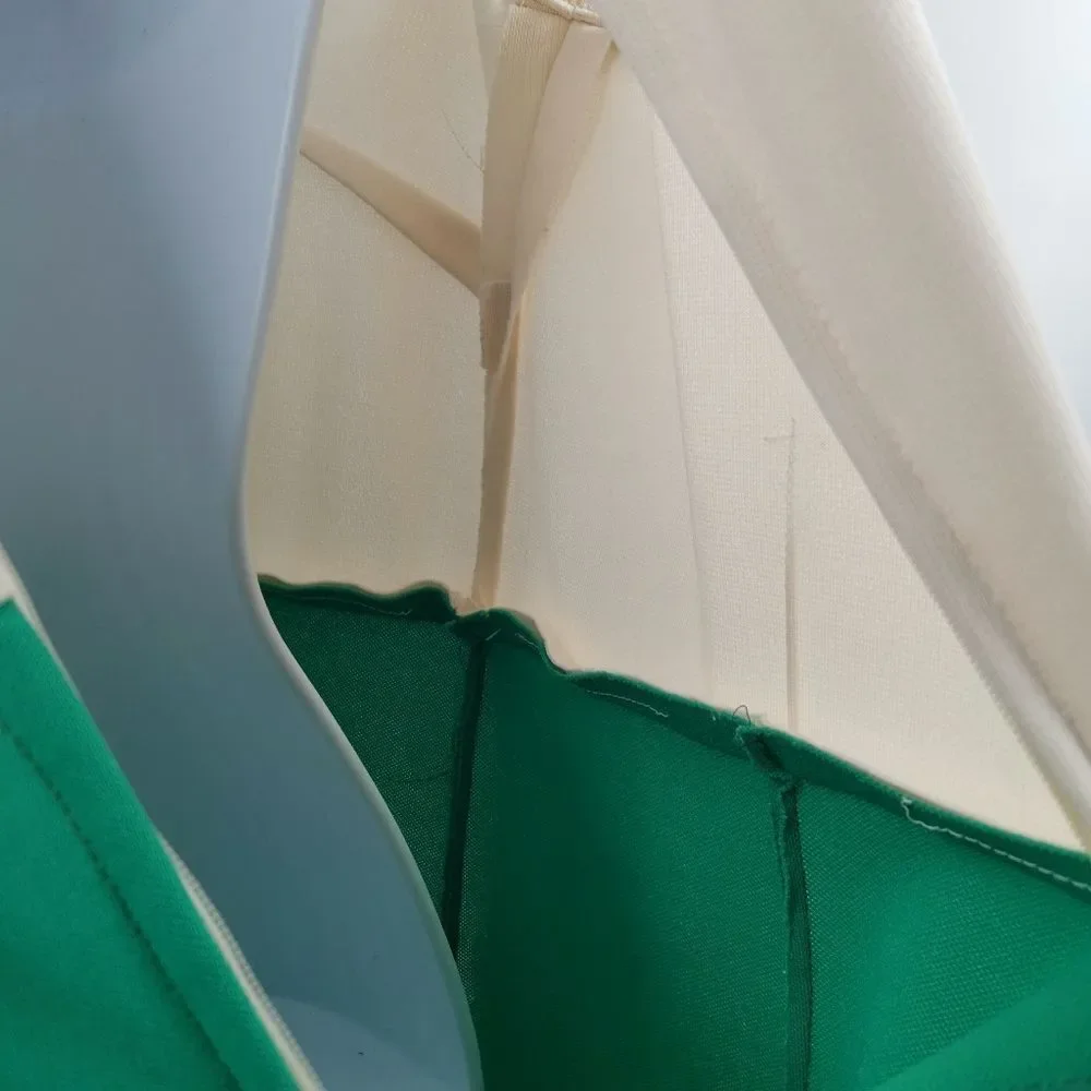 Vintage Seafoam Green and White 2- toned Dress